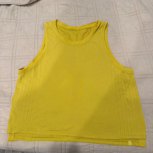 lululemon athletica Tops - Lululemon Train to Be Bright Yellow Tank Top